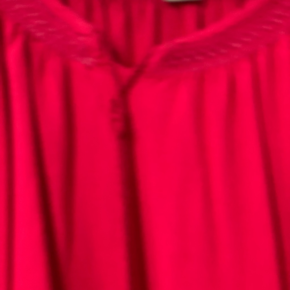 Boho Tassel and Lace Red Women's Top
